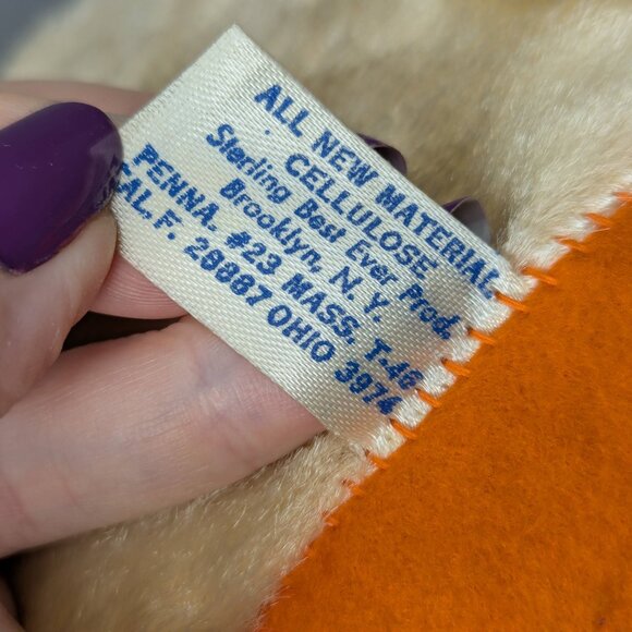 Vintage Sterling Best Ever Prod Large Plush Mouse 18" x 10" x 9.5" - Picture 6 of 13